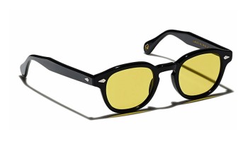 Lunettes Moscot LEMTOSH SUN Black - Mellow Yellow