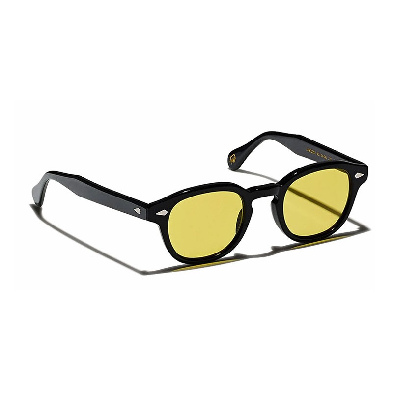 Lunettes Moscot LEMTOSH SUN Black - Mellow Yellow