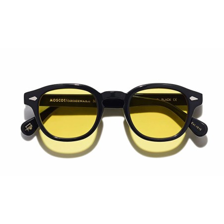 Lunettes Moscot LEMTOSH SUN Black - Mellow Yellow