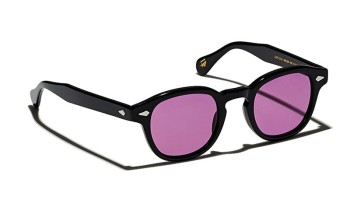 Lunettes Moscot LEMTOSH SUN Black - Purple Murple