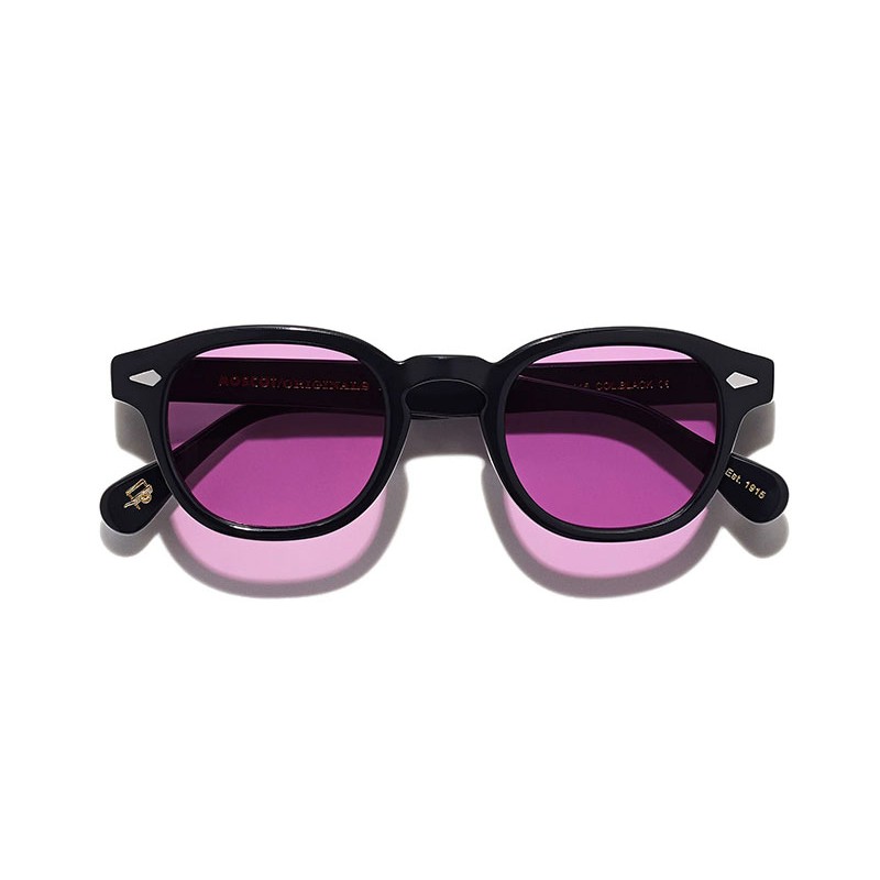 Lunettes Moscot LEMTOSH SUN Black - Purple Murple