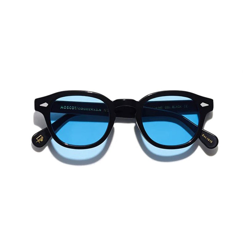 Lunettes Moscot LEMTOSH SUN Black - Celebrity Blue