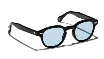 Lunettes Moscot LEMTOSH SUN Black - Bel Air Blue