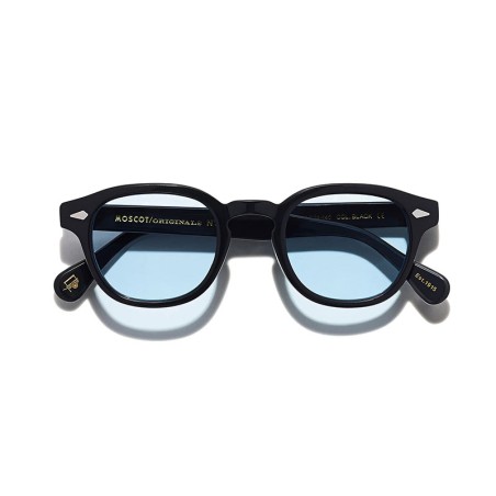 Lunettes Moscot LEMTOSH SUN Black - Bel Air Blue