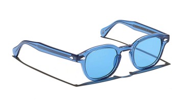 Lunettes Moscot LEMTOSH MONOCHROME Sapphire Celebrity Blue