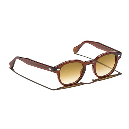 Lunettes Moscot LEMTOSH MONOCHROME Brown Chestnut Fade