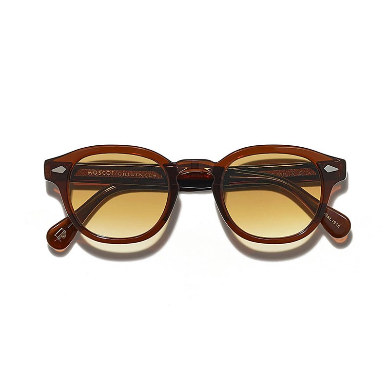 Lunettes Moscot LEMTOSH MONOCHROME Brown Chestnut Fade