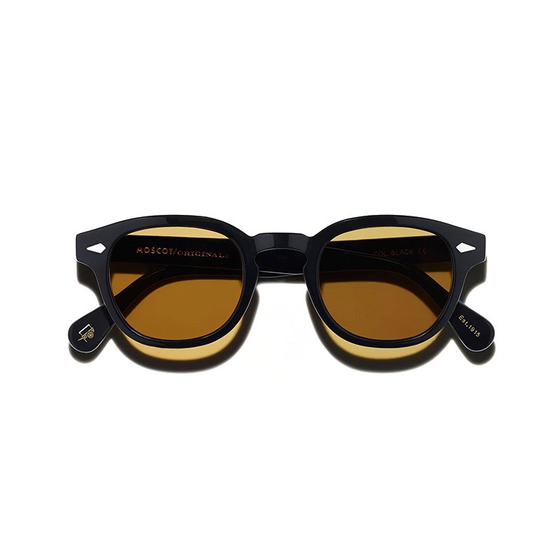 Lunettes Moscot LEMTOSH SUN Black - Amber