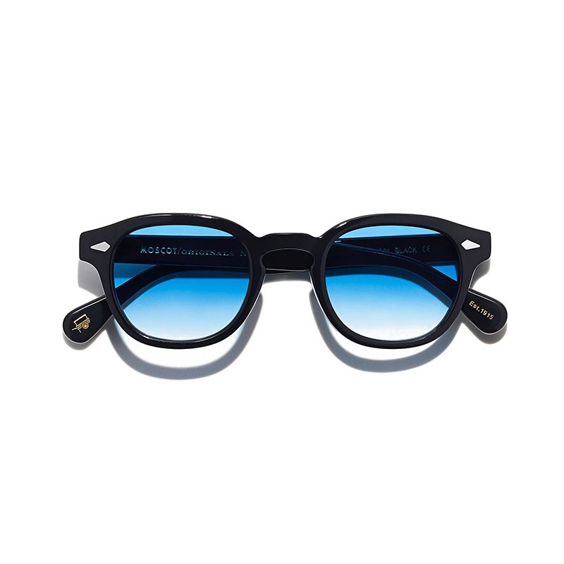 Moscot LEMTOSH SUN Black - Broadway Blue Fade
