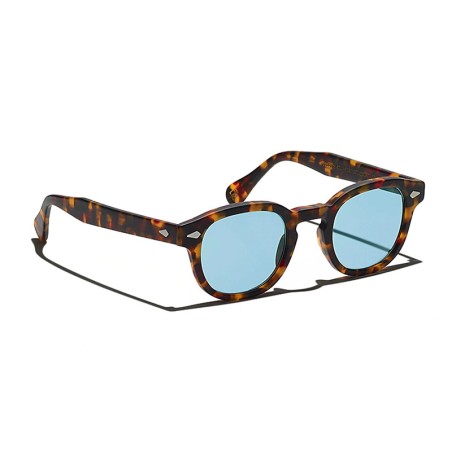 Lunettes Moscot LEMTOSH SUN Matte Tortoise - Blue