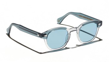 Lunettes Moscot LEMTOSH SUN Light Blue Grey - Blue