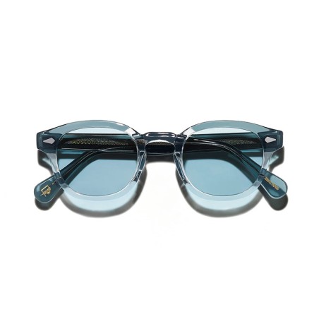 Lunettes Moscot LEMTOSH SUN Light Blue Grey - Blue