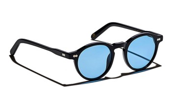 Lunettes Moscot MILTZEN SUN Black - Celebrity Blue