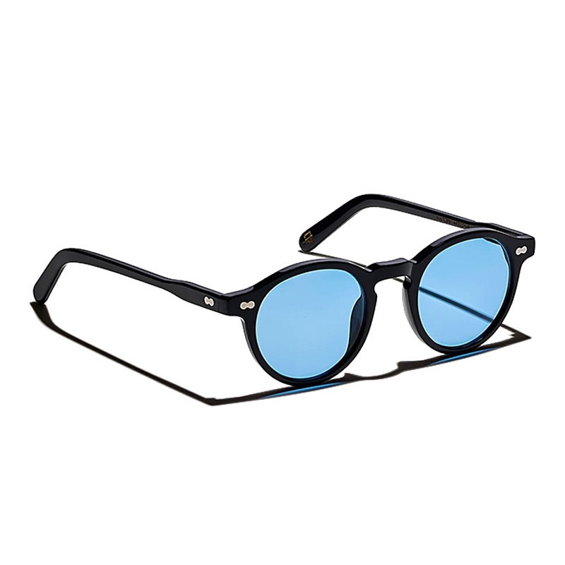 Lunettes Moscot MILTZEN SUN Black - Celebrity Blue