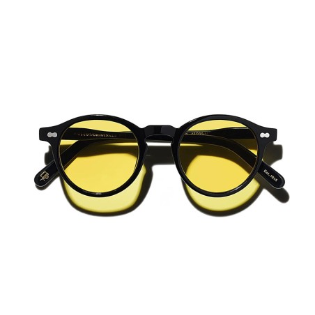 Lunettes Moscot MILTZEN SUN Black - Mellow Yellow