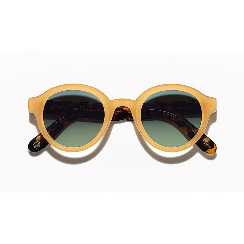 Lunettes Moscot GREPS SUN Honey Tortoise - Forest Wood