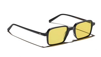 Lunettes Moscot SHINDIG SUN Black - Mellow Yellow