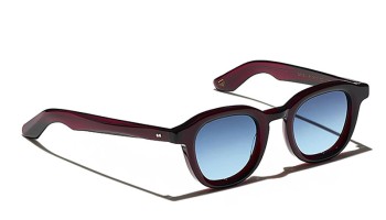 Lunettes Moscot DAHVEN POLYCHROME Burgundy - Denim Blue