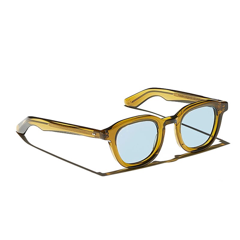 Lunettes Moscot DAHVEN POLYCHROME Olive Brown - Blue Bel Air