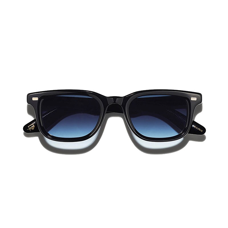 Lunettes Moscot KLUTZ SUN Black - Denim Blue