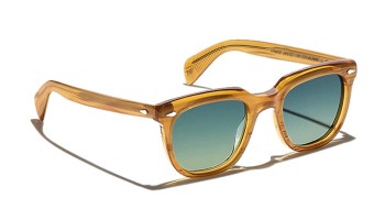 Lunettes Moscot YONTIF SUN Blonde - Forest Green