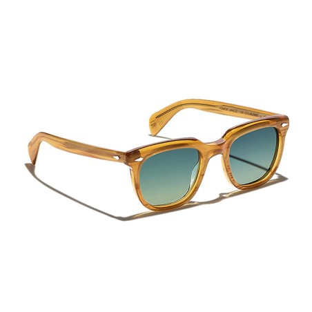 Lunettes Moscot YONTIF SUN Blonde - Forest Green