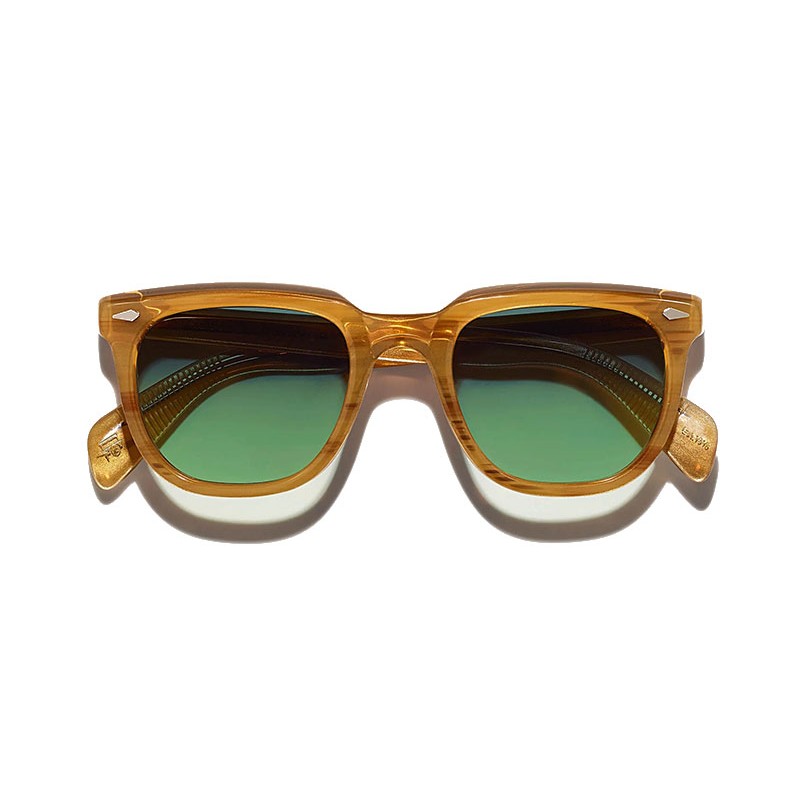 Lunettes Moscot YONTIF SUN Blonde - Forest Green