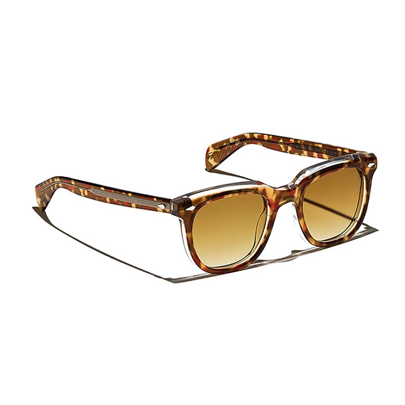 Lunettes Moscot YONTIF SUN Tortoise Crystal - Chestnut Fade