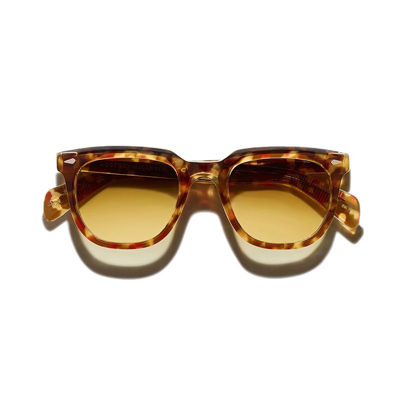 Lunettes Moscot YONTIF SUN Tortoise Crystal - Chestnut Fade