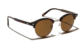 Lunettes Moscot AIDIM SUN Burnt Tortoise/Gold - Brown