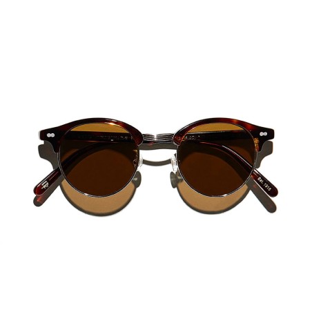 Lunettes Moscot AIDIM SUN Burnt Tortoise/Gold - Brown