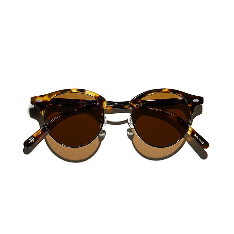 Lunettes Moscot AIDIM SUN Classic Havana/Gunmetal - Brown