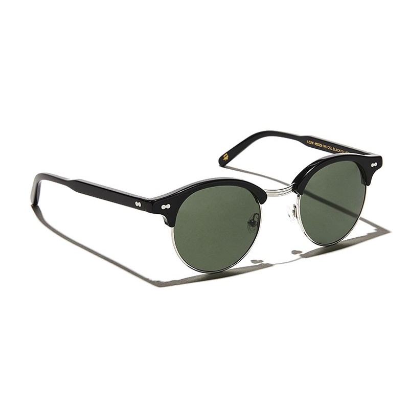 Lunettes Moscot AIDIM SUN Black/Silver - G15