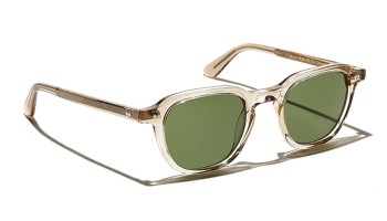 Lunettes Moscot BILLIK SUN Cinnamon - Calibar Green