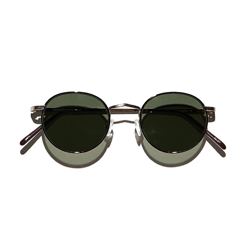 Lunettes Moscot DOV SUN Tortoise/Antique Gold - G15