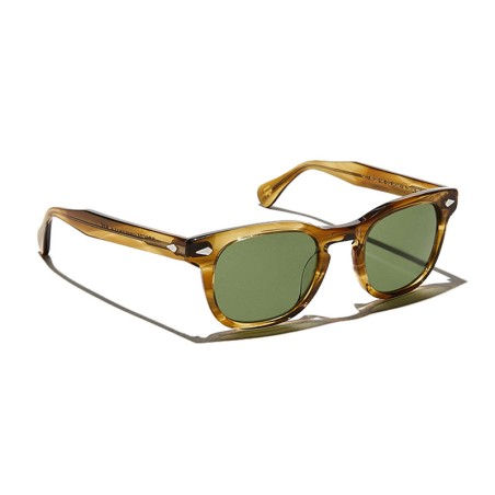 Lunettes Moscot GELT SUN Honey Blonde - Calibar Green