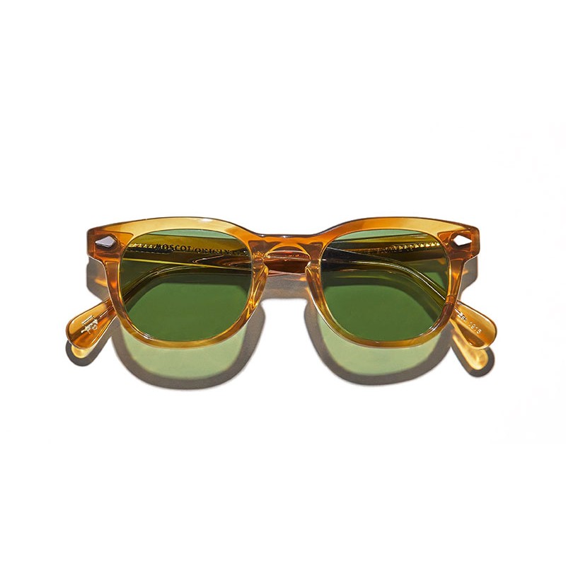 Lunettes Moscot GELT SUN Honey Blonde - Calibar Green