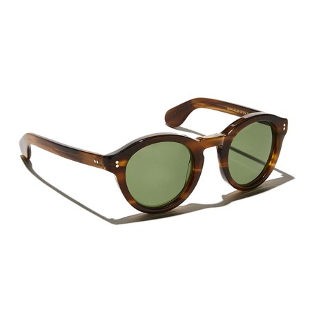 Lunettes Moscot KEPPE SUN Dark Blonde - Calibar Green