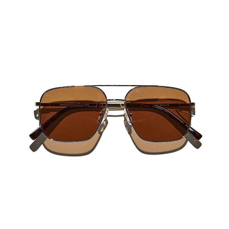 Lunettes Moscot SHTARKER SUN Gold - Brown