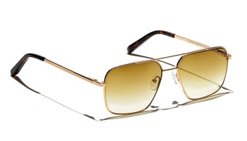 Lunettes Moscot SHTARKER SUN Gold - Chestnut Fade