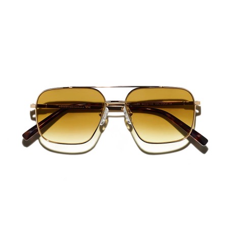 Lunettes Moscot SHTARKER SUN Gold - Chestnut Fade