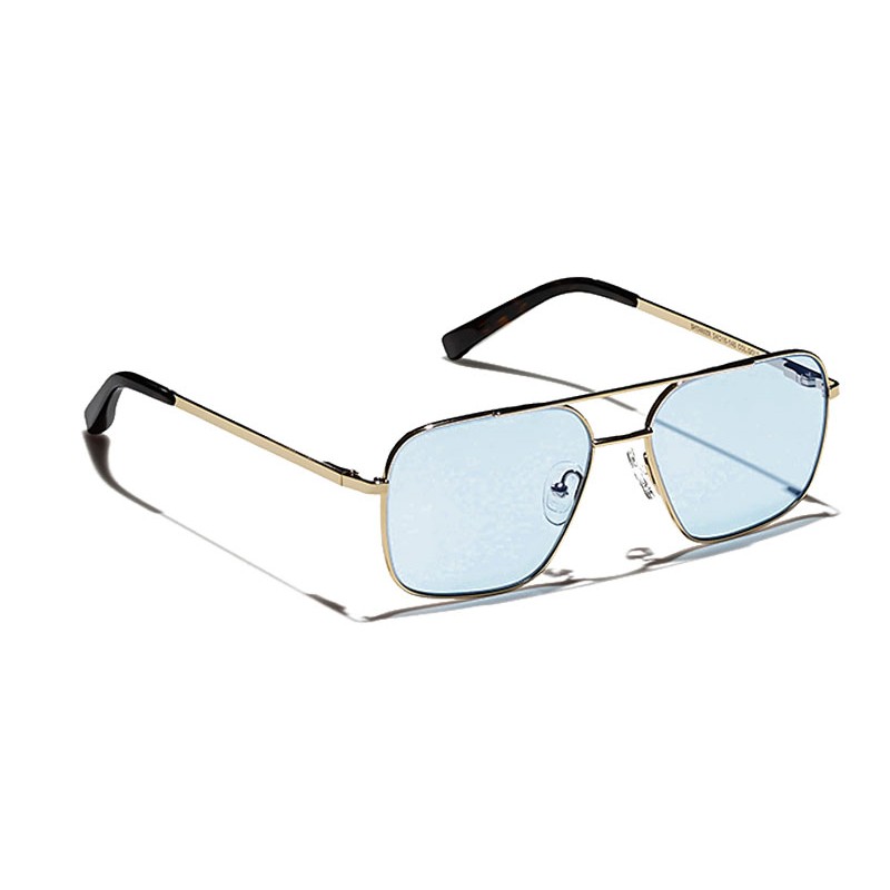 Lunettes Moscot SHTARKER SUN Gold - Blue Bel air