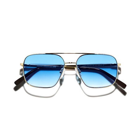 Moscot SHTARKER SUN Gold - Broadway Blue Fade