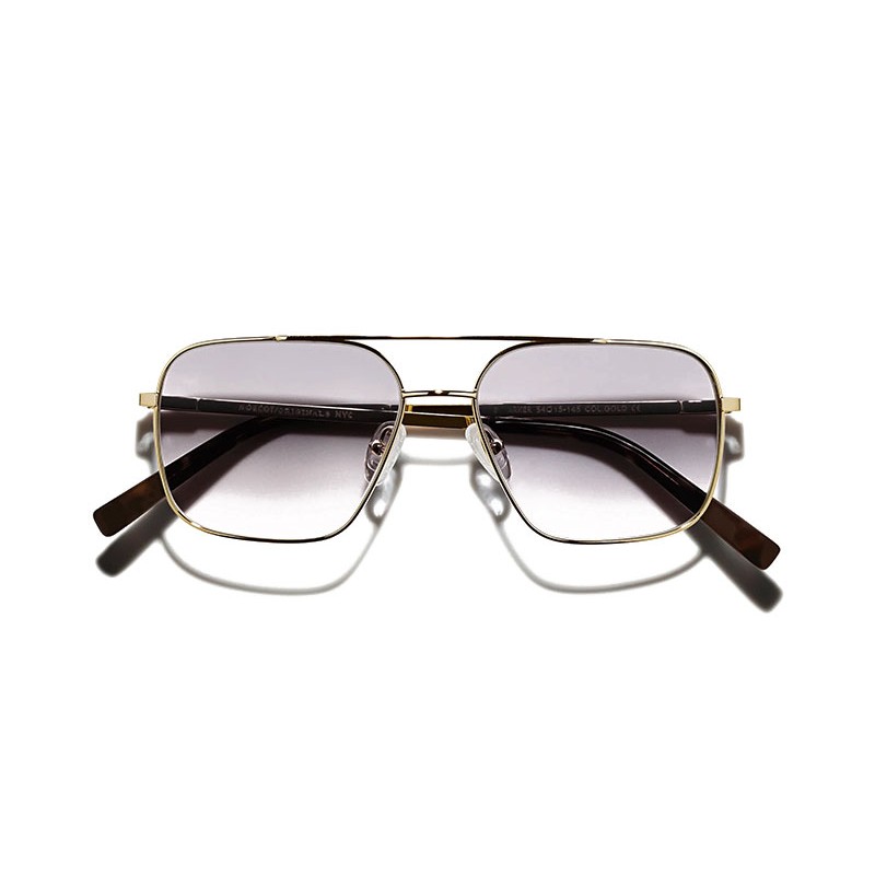 Lunettes Moscot SHTARKER SUN Gold - American Grey Fade