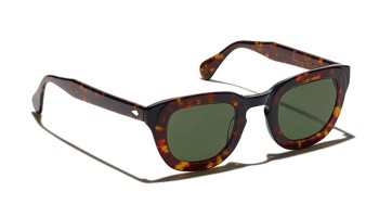 Lunettes Moscot TELENA SUN Tortoise/Black - Calibar Green