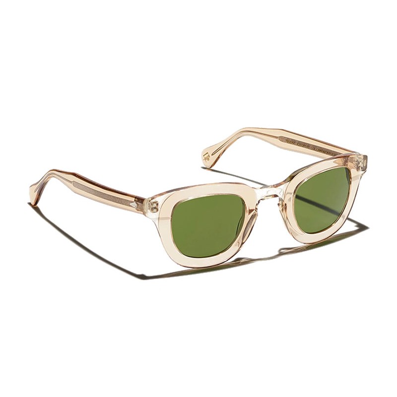 Lunettes Moscot TELENA SUN Cinnamon/Flesh - Calibar Green