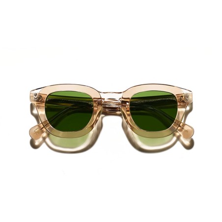 Lunettes Moscot TELENA SUN Cinnamon/Flesh - Calibar Green