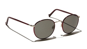 Lunettes Moscot ZEV SUN Ruby/Gold - G15