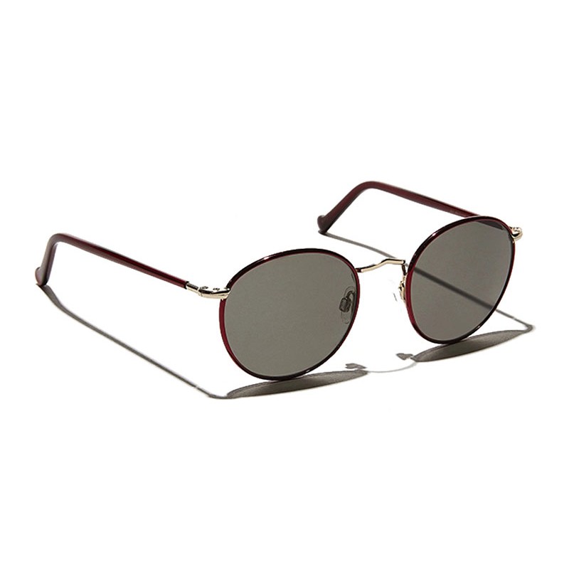 Lunettes Moscot ZEV SUN Ruby/Gold - G15