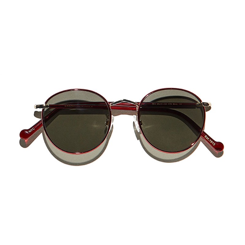 Lunettes Moscot ZEV SUN Ruby/Gold - G15